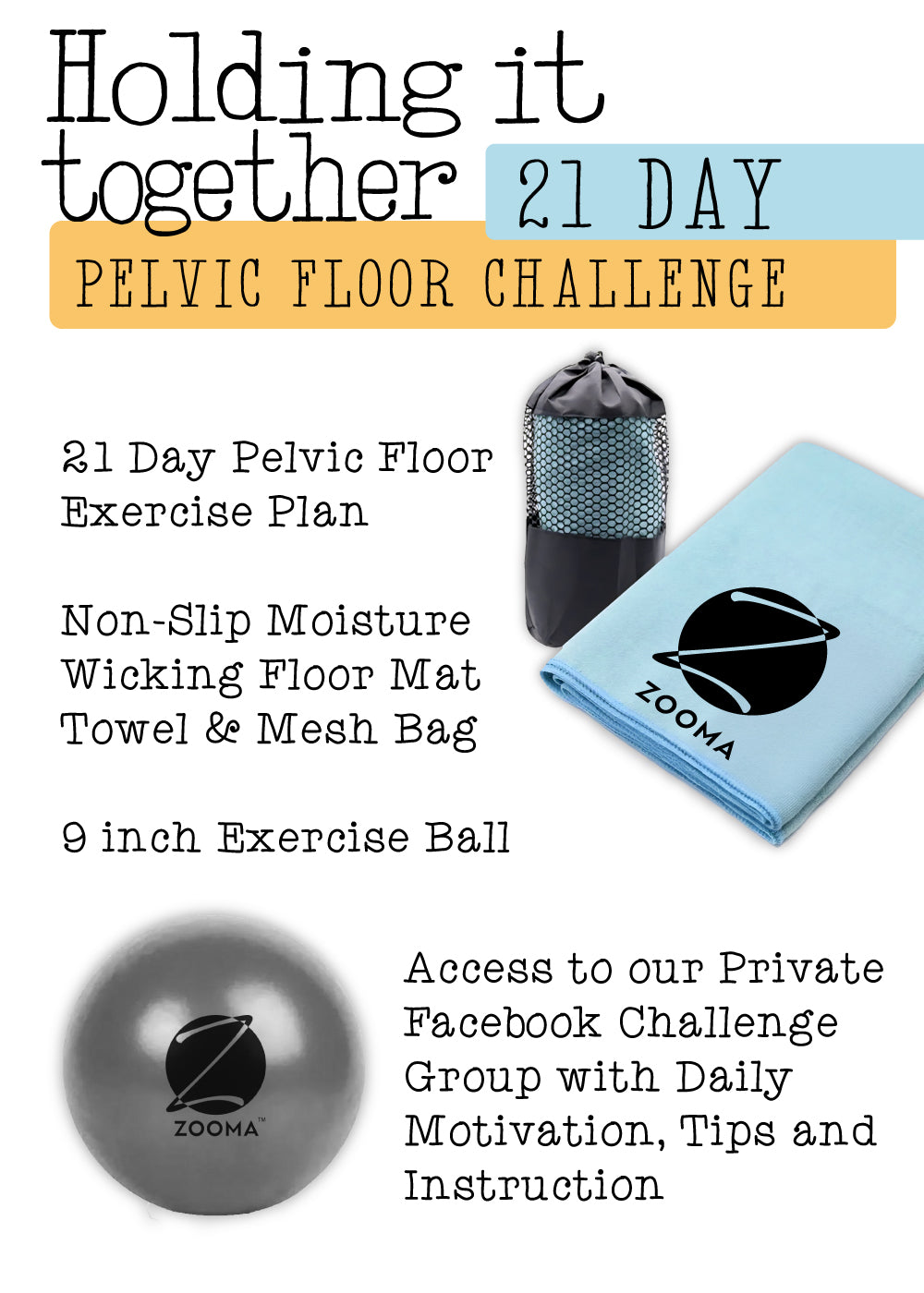 Holding It Together 21 Day Pelvic Floor Challenge 2025