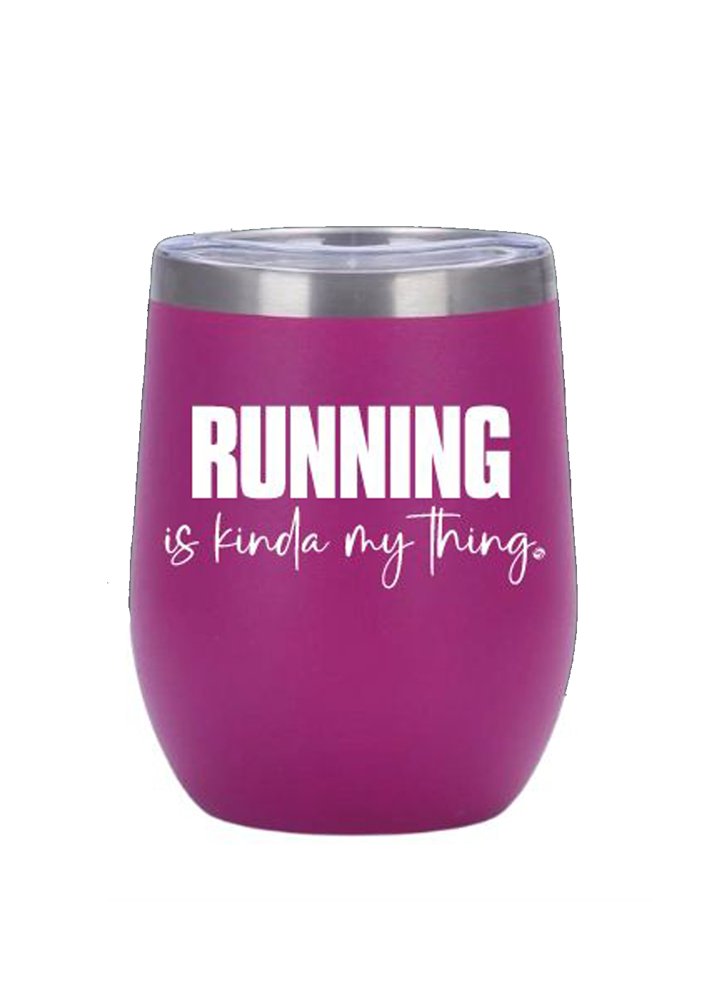 Running Is Kinda My Thing Pink Insulated Cup