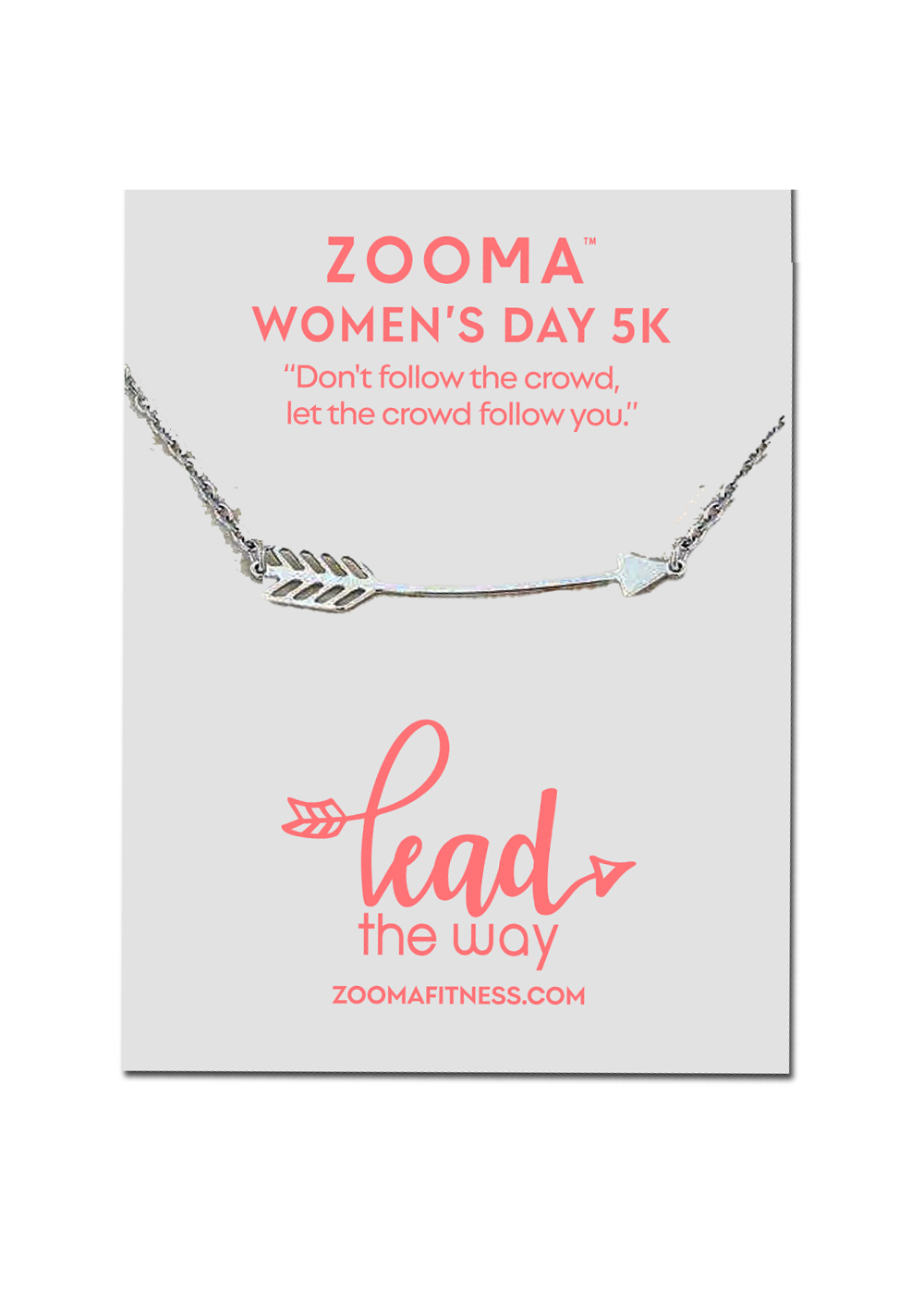 Silver Plated Arrow Necklace