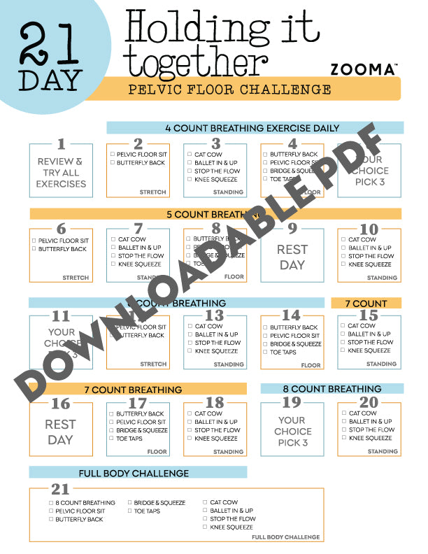 Holding It Together 21 Day Pelvic Floor Challenge DOWNLOAD