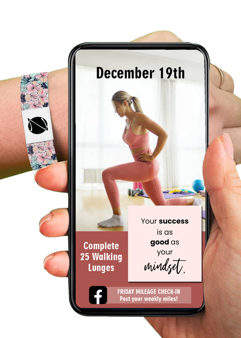 ZOOMA Fit Club Daily Motivational NFC Wristlet