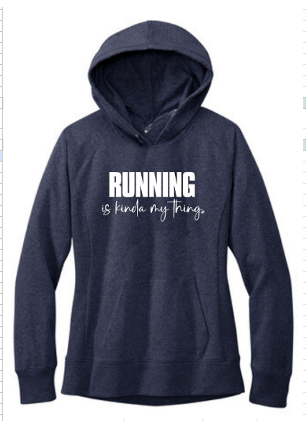 Running Is Kinda My Thing Hooded Lightweight Sweatshirt