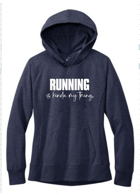 Running Is Kinda My Thing Hooded Lightweight Sweatshirt